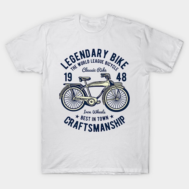 Legendary Bike T-Shirt by lionkingdesign